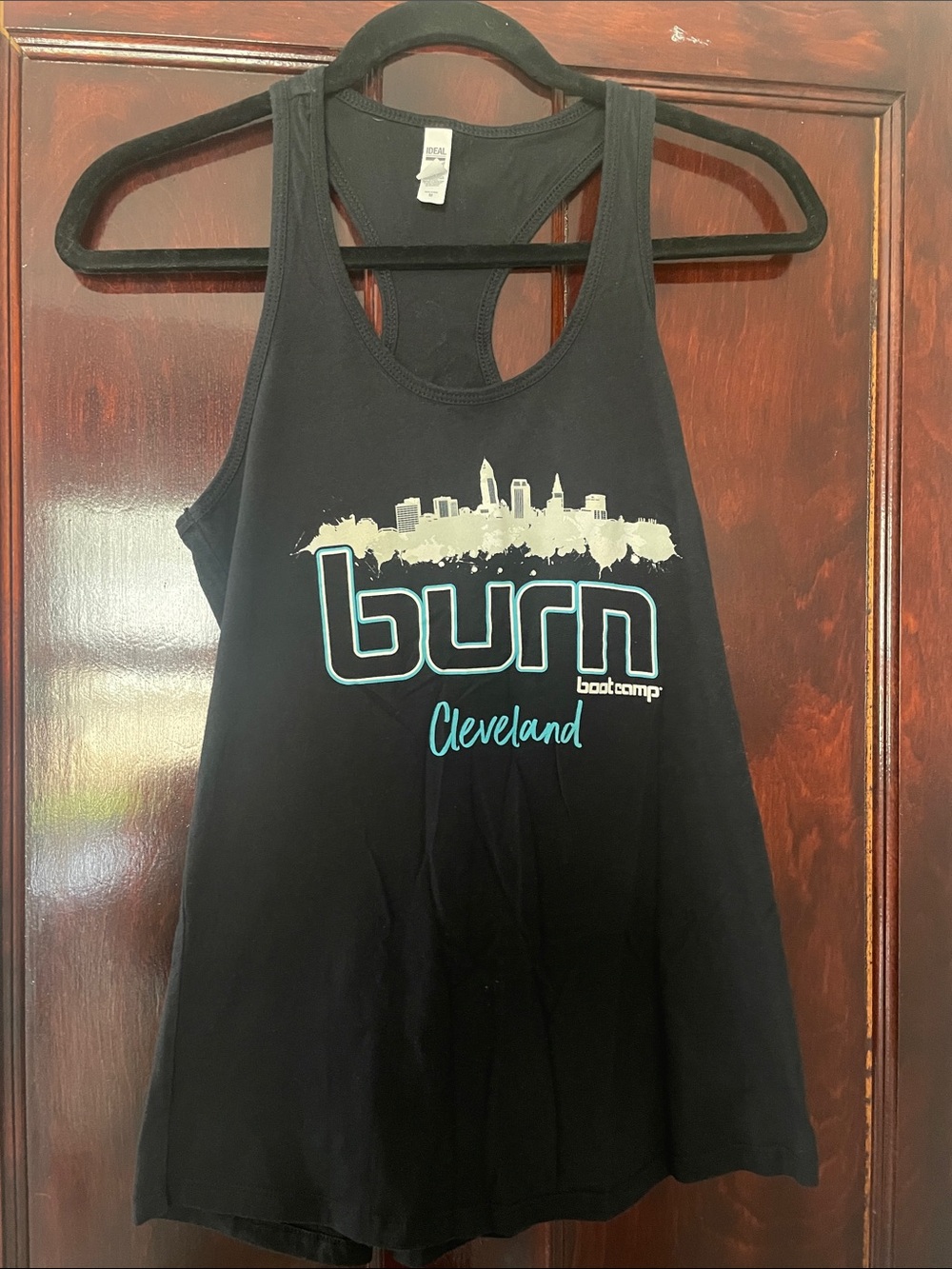 Burn Bootcamp Cleveland Women's Black Racerback Tank